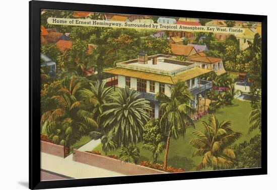 Ernest Hemingway Home, Key West, Florida-null-Framed Art Print