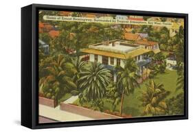 Ernest Hemingway Home, Key West, Florida-null-Framed Stretched Canvas