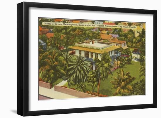 Ernest Hemingway Home, Key West, Florida-null-Framed Art Print