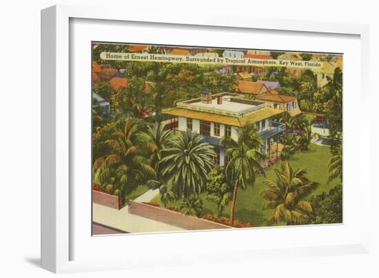 Ernest Hemingway Home, Key West, Florida-null-Framed Art Print