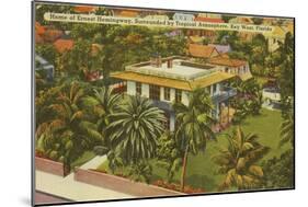 Ernest Hemingway Home, Key West, Florida-null-Mounted Art Print