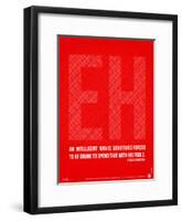 Ernest Hemingway Quote Poster-NaxArt-Framed Art Print