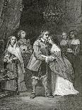 Scene from Hamlet, 19th Century-Ernest Hillemacher-Giclee Print