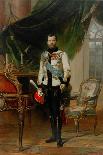 Portrait of Emperor Nicholas II (1868-191), 1896-Ernest Karlovich Liphart-Stretched Canvas