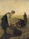 The Potato Harvest-Ernest Masson-Giclee Print