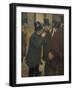 Ernest May (1845-1925) at the Stock Exchange in Paris, 1878-1879-Edgar Degas-Framed Giclee Print