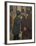 Ernest May (1845-1925) at the Stock Exchange in Paris, 1878-1879-Edgar Degas-Framed Giclee Print