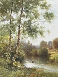 Walk Down by the River-Ernest Parton-Giclee Print