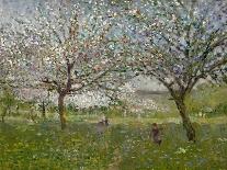 Apple Trees in Flower-Ernest Quost-Framed Giclee Print