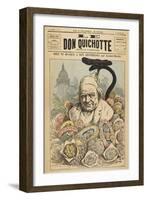 Ernest Renan French Philosopher Specialising in Religious Subjects-Charles Gilbert-Martin-Framed Art Print