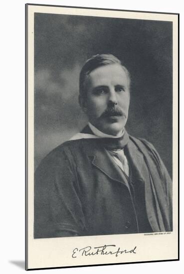 Ernest Rutherford Physicist-null-Mounted Art Print
