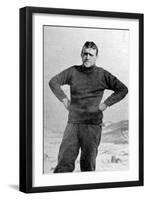 Ernest Shackleton, British Explorer, Antarctica, 1909-null-Framed Giclee Print