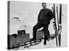 Ernest Shackleton Preparing for a Trans-Antarctic Expedition-null-Stretched Canvas