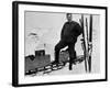 Ernest Shackleton Preparing for a Trans-Antarctic Expedition-null-Framed Photographic Print