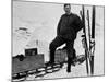 Ernest Shackleton Preparing for a Trans-Antarctic Expedition-null-Mounted Photographic Print