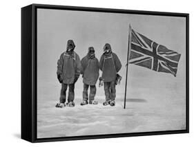 Ernest Shackleton's Expedition Reached Within 100 Miles of the South Pole-null-Framed Stretched Canvas