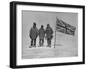 Ernest Shackleton's Expedition Reached Within 100 Miles of the South Pole-null-Framed Photographic Print