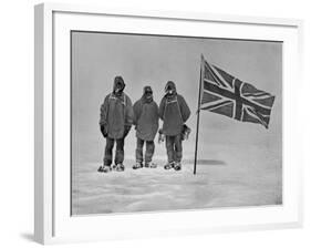 Ernest Shackleton's Expedition Reached Within 100 Miles of the South Pole-null-Framed Photographic Print