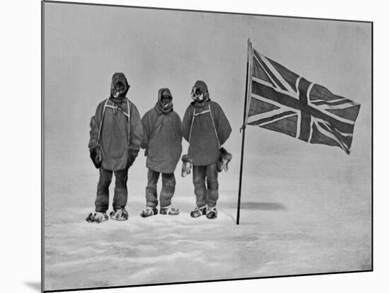 Ernest Shackleton's Expedition Reached Within 100 Miles of the South Pole-null-Mounted Photographic Print