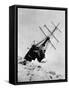 Ernest Shackleton's Expedition Ship Endurance Trapped in Ice-null-Framed Stretched Canvas