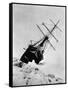 Ernest Shackleton's Expedition Ship Endurance Trapped in Ice-null-Framed Stretched Canvas