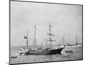 Ernest Shackleton's Ship HMS Nimrod, 1907-null-Mounted Giclee Print