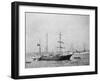 Ernest Shackleton's Ship HMS Nimrod, 1907-null-Framed Giclee Print