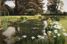 The Garden, Sutton Place, Surrey, England-Ernest Spence-Stretched Canvas