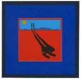 Falling Man-Ernest Trova-Framed Serigraph