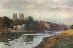 York from the Ouse-Ernest W Haslehust-Art Print