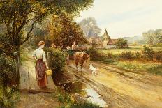 An Encounter on the Road, circa 1900-Ernest Walbourn-Giclee Print