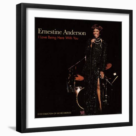 Ernestine Anderson, I Love Being Here With You-null-Framed Art Print