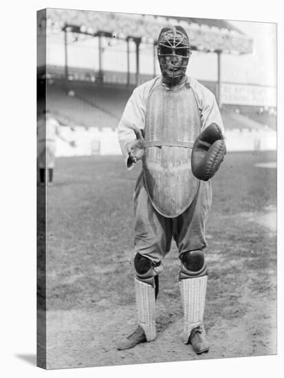 Ernie Krueger, Cleveland Indians, Baseball Photo - New York, NY-Lantern Press-Stretched Canvas