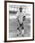 Ernie Krueger, Cleveland Indians, Baseball Photo - New York, NY-Lantern Press-Framed Art Print