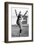 Ernie Nevers Playing on the Stanford University Football Team, California, 1927-null-Framed Photo