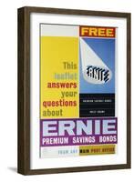 Ernie Premium Savings Bonds-null-Framed Art Print