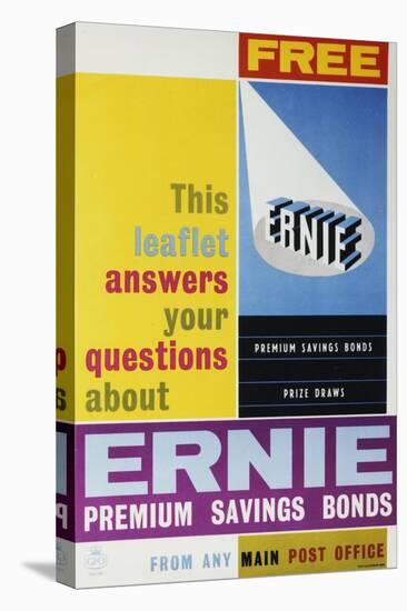 Ernie Premium Savings Bonds-null-Stretched Canvas