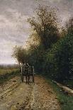 Road Through the Bushes, 1868-Ernst Benary-Stretched Canvas
