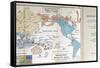 Ernst Haeckel Map Lemuria Human Origins-Paul Stewart-Framed Stretched Canvas