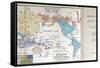 Ernst Haeckel Map Lemuria Human Origins-Paul Stewart-Framed Stretched Canvas