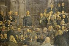 Conference of the German Reichstag on the 6th February 1888, 1896-Ernst Henseler-Framed Giclee Print