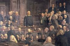 Conference of the German Reichstag on the 6th February 1888, 1896-Ernst Henseler-Framed Giclee Print