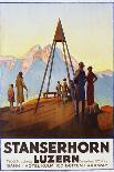 Stanserhorn Luzern Poster-Ernst Hodel-Giclee Print