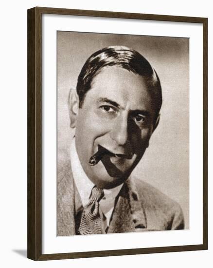 Ernst Lubitsch, German-Born Jewish Film Director, 1933-null-Framed Giclee Print