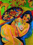 Two Nudes in a Shallow Tub, C. 1912/1913-1920-Ernst Ludwig Kirchner-Giclee Print