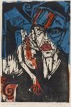 Bathers on the Shore, Fehmarn-Ernst Ludwig Kirchner-Giclee Print