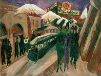 Street Scene IV-Ernst Ludwig Kirchner-Art Print