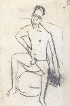 Seated Girl-Ernst Ludwig Kirchner-Giclee Print