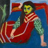 Seated Girl-Ernst Ludwig Kirchner-Giclee Print