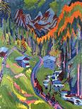 Sertig Path in Summer; Sertigweg Im Sommer, 1923-Ernst Ludwig Kirchner-Giclee Print
